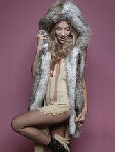 Load image into Gallery viewer, Alaskan Hawk Faux Fur Vest *Unisex* - SpiritHoods