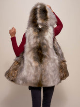 Load image into Gallery viewer, Alaskan Hawk Faux Fur Vest *Unisex* - SpiritHoods