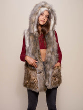Load image into Gallery viewer, Alaskan Hawk Faux Fur Vest *Unisex* - SpiritHoods
